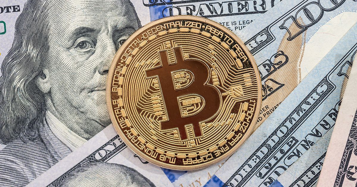 Dollar Down 10%? Expect Bitcoin up 54%
