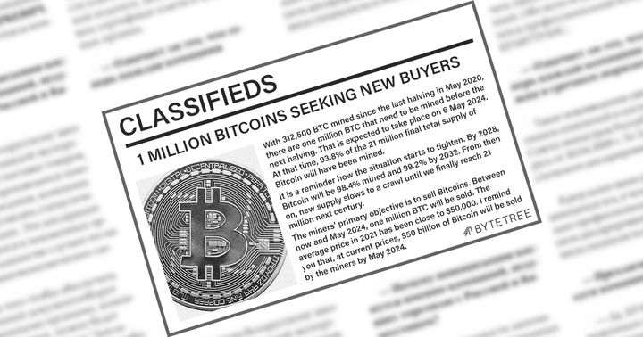 Only One Million Bitcoins Until the Next Halving